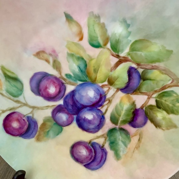 Vintage Hutschenreuther Selb Bavaria Hand Painting 10 Inch - Picture 7 of 8